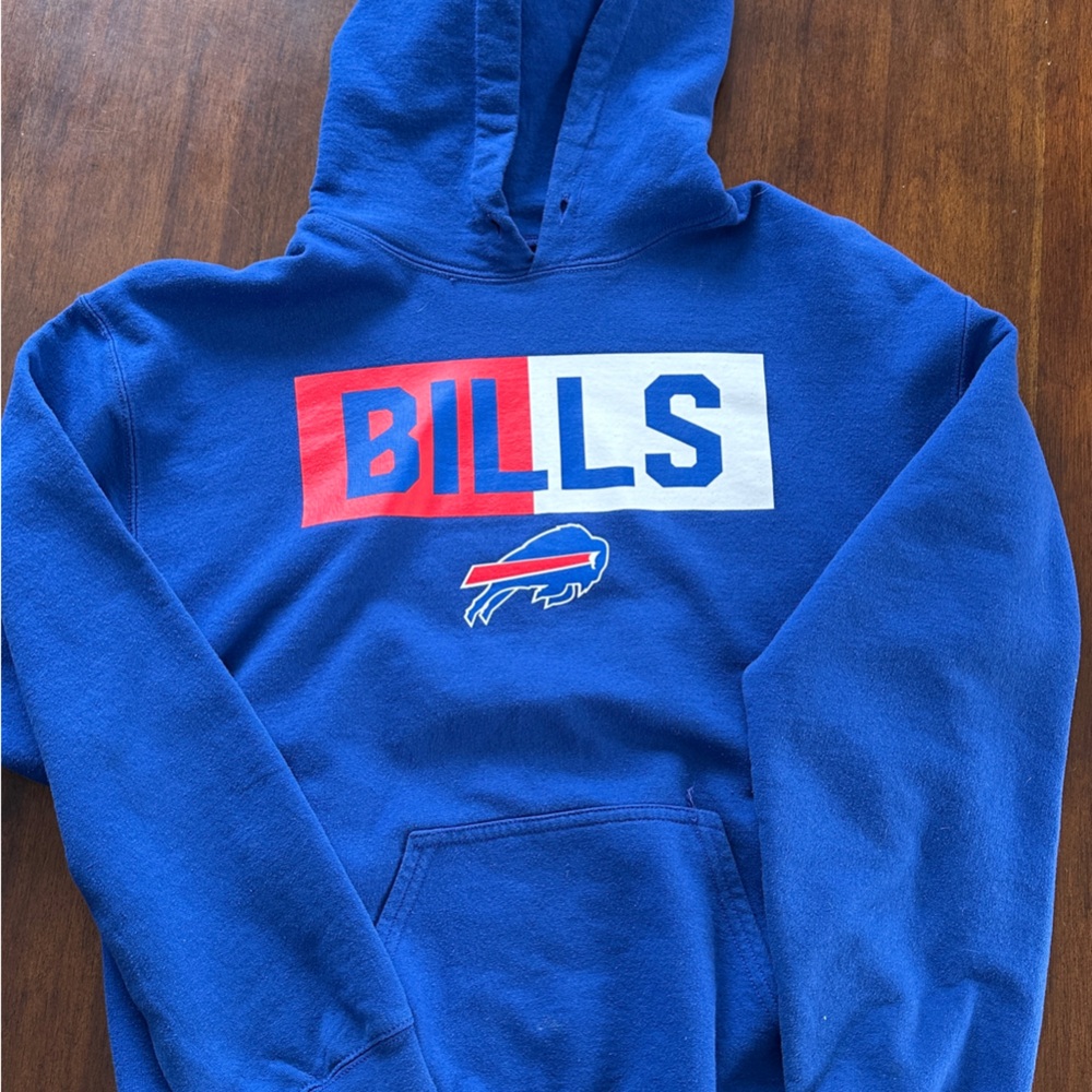 NFL Buffalo Bills Blue Hoodie, Medium